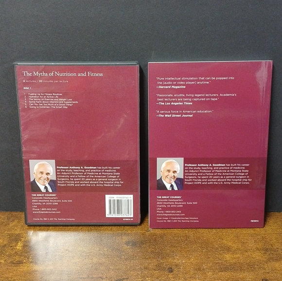 The Great Courses - The Myths of Nutrition And Fitness DVD & Guidebook - Picture 2 of 3